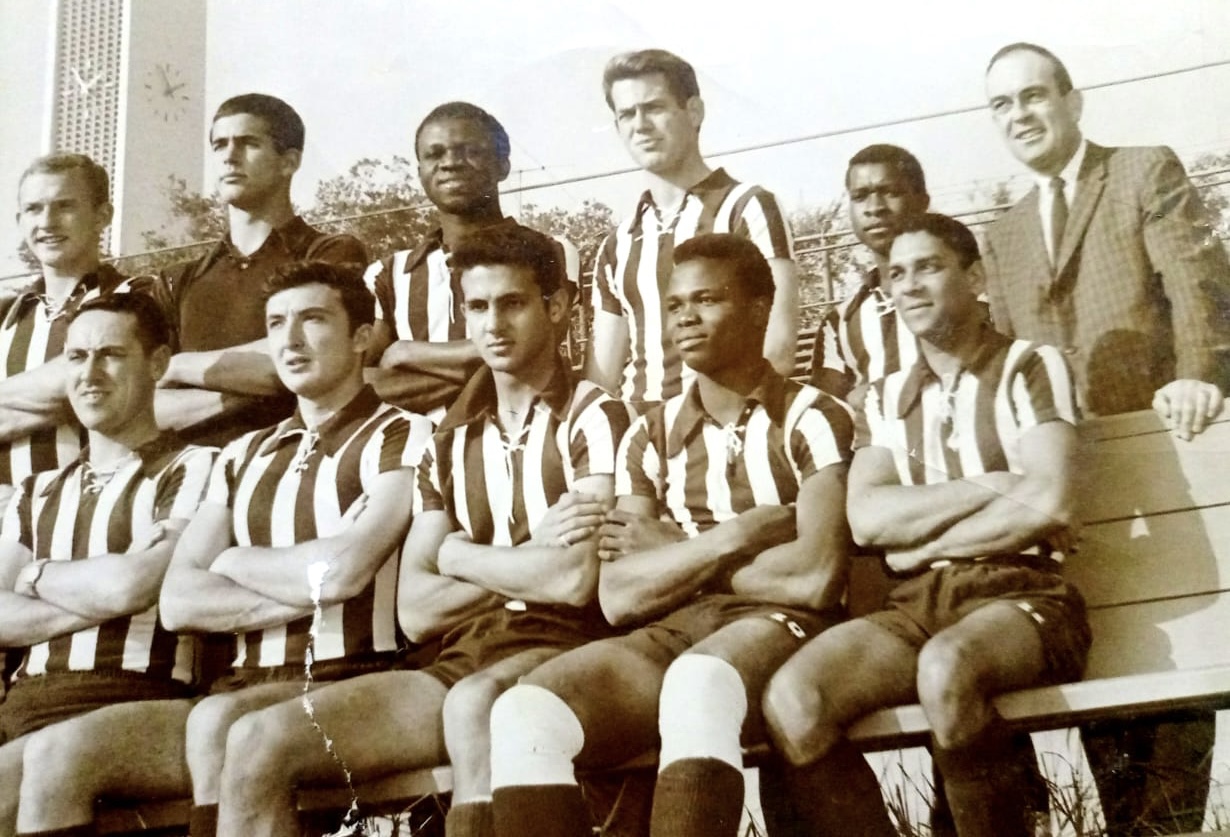 Eghosa Osagie with his football team